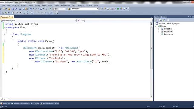Part 1 LINQ to XML смотреть онлайн