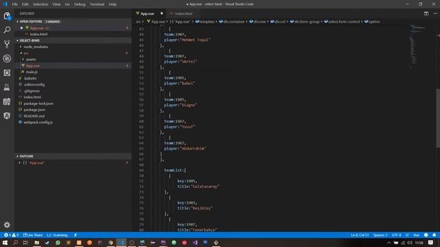 Vue JS Select Binding İşlemleri смотреть онлайн