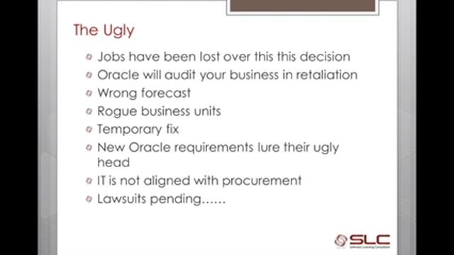 Oracle Third Party Support - The Good, Bad and the Ugly смотреть онлайн