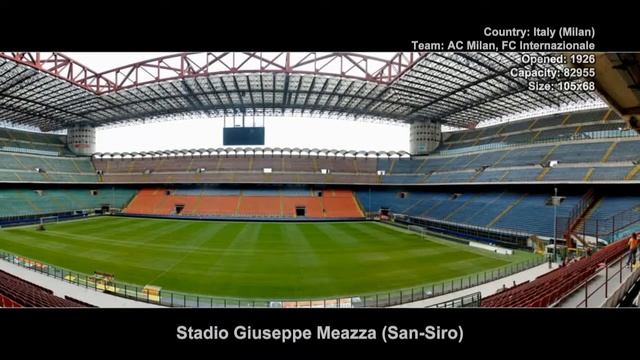 #216. Футбольный стадион Stadio Giuseppe Meazza (San-Siro) (Италия) смотреть онлайн