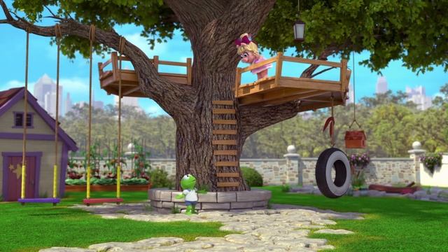 Kermit and Piggy's Show and Tell | Muppet Babies | Disney Junior смотреть онлайн