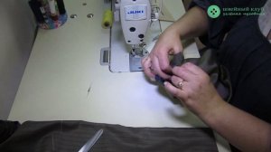 Мастер-класс. Пошив женского жакета. Часть 6. Шлица на рукаве.