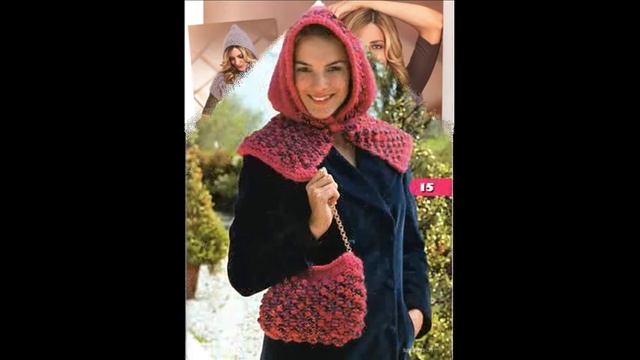 вязание капюшона спицами (идеи капюшонов) смотреть онлайн