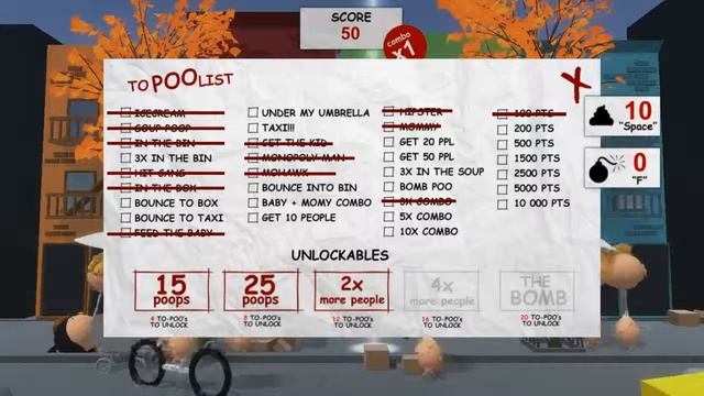 Необычные игры: [There's Poop in my Soup] (Кидайся какашками!) # 17 смотреть онлайн