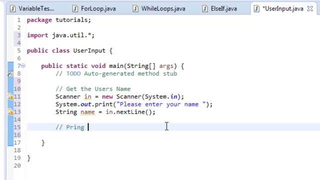 Java Tutorial 7: Get User Input смотреть онлайн
