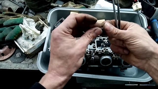 Yamaha XJR400, чистка карбюраторов..