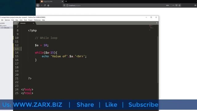 #15: While Loop in PHP 8 | PHP Tutorial | Learn PHP Programming | PHP for Beginners смотреть онлайн