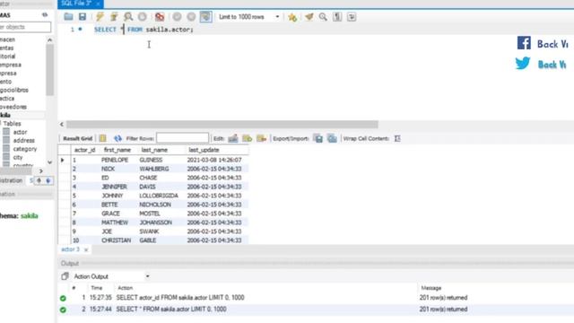 ☑ 1. CONSULTA SELECT FROM en SQL | CONSULTAS en MySQL | Consultas en MySQL WORKBENCH | CLAUSULAS ☑ смотреть онлайн