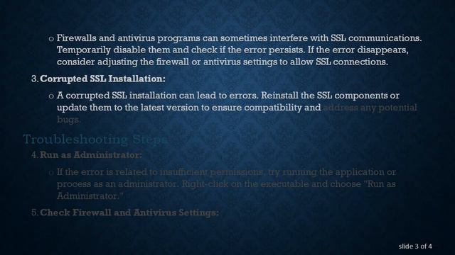 Troubleshooting SSL Client Credential Creation Error - Internal Error State 10013 смотреть онлайн