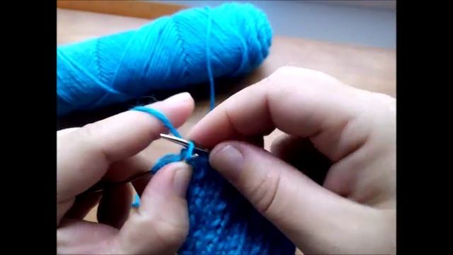 Вязание. Образец резинки 2*2 смотреть онлайн