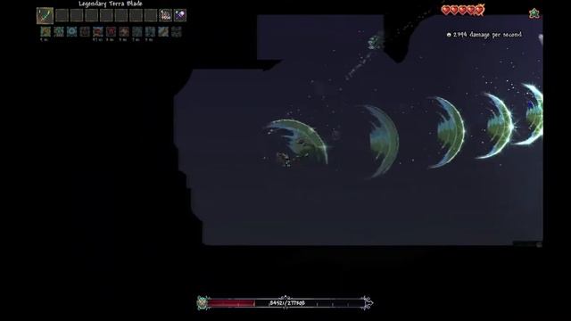 No-hit Moon Lord with Reworked Terrablade (Master Mode) - Terraria 1.4.4 Update смотреть онлайн