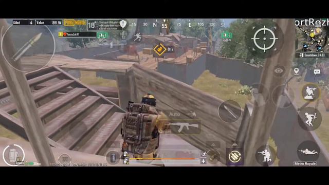 🙈JUEGO con la AKM-COBRA CICLOPE🔥METRO ROYALE PUBG MODE смотреть онлайн