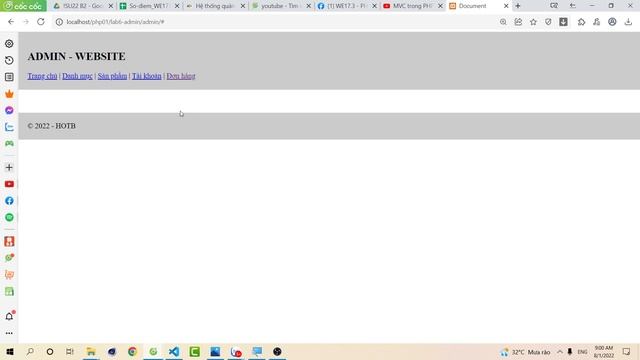 MVC trang admin trong lập trình PHP - WE17301 смотреть онлайн