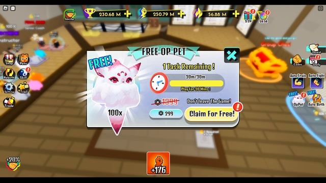 ? MAYBE The Cutest Pet on Roblox !! ? New Limited Events @ KUNG FU FIGHTING SIMULATOR ROBLOX GAME смотреть онлайн