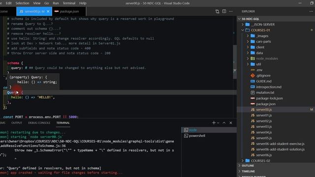 Support videos for workshop on Server Side GraphQL. смотреть онлайн