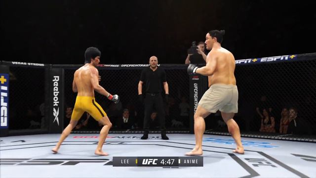 Bruce Lee vs Bong Anime ( EA Sports UFC 4 ) wwe mma смотреть онлайн