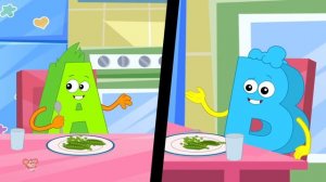 Five Little Shapes Jumping On The Bed and Nursery Rhymes for Kids