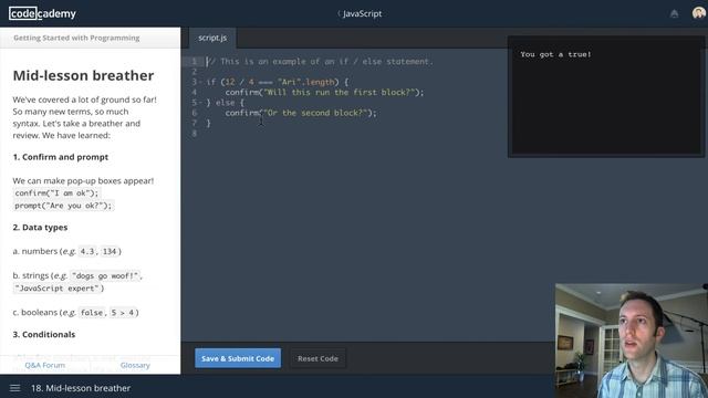Let's Code Live Stream :: Codecademy Javascript 1 смотреть онлайн