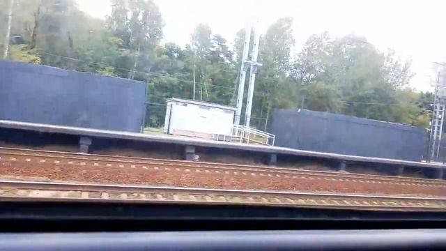 Поездка на электричке ЭП2Д-0213 от станции Химки