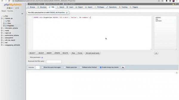 Creating triggers  in phpMyAdmin (XAMPP)