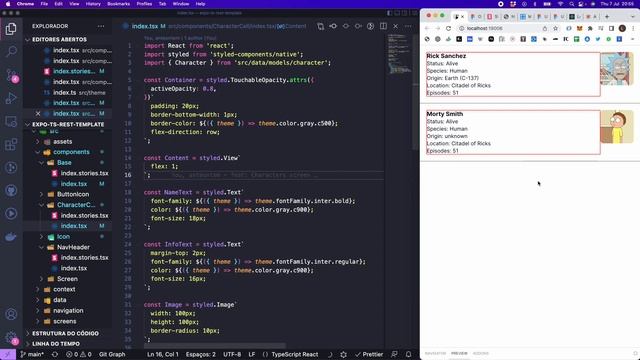 Aula 5 - Rick and Morty App | React Native | Typescript | Expo смотреть онлайн