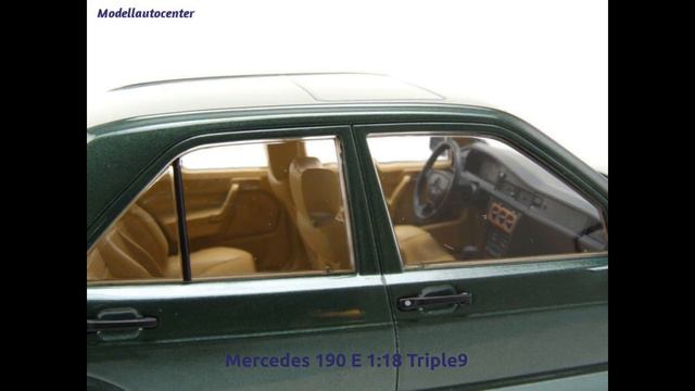 Mercedes 190 E 2.3 Sportline W201 1993 grün metallic Modellauto 1:18 Triple9 смотреть онлайн