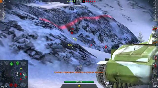 Валентайн II ничья. WoT Blitz. смотреть онлайн