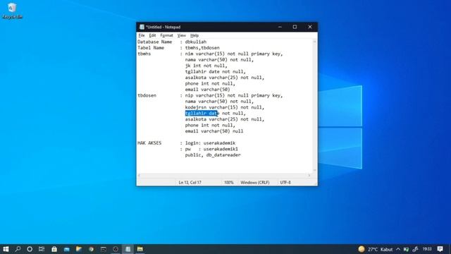 Instalasi SQL Server Express Management Studio 2014, Pembuatan Database, Tabel , dan Hak Akses. смотреть онлайн