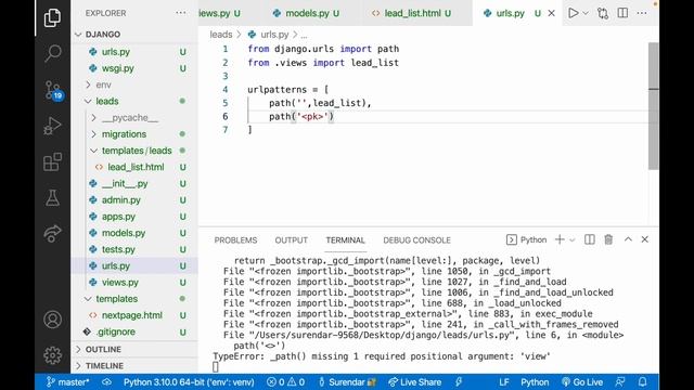 Python Django Tutorial for Beginners | Lead Detail View смотреть онлайн
