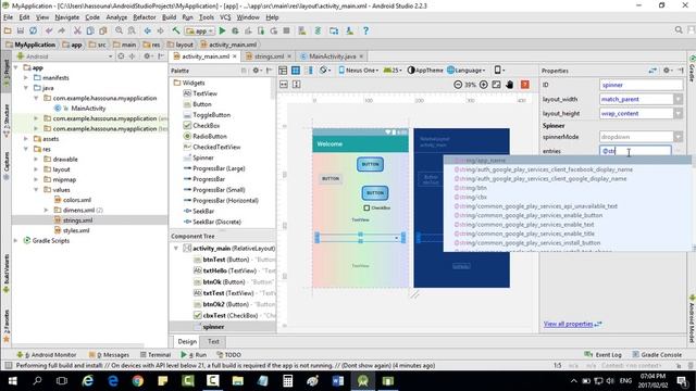 Spinner Drop Down List Android Studio Combo Box #370 смотреть онлайн