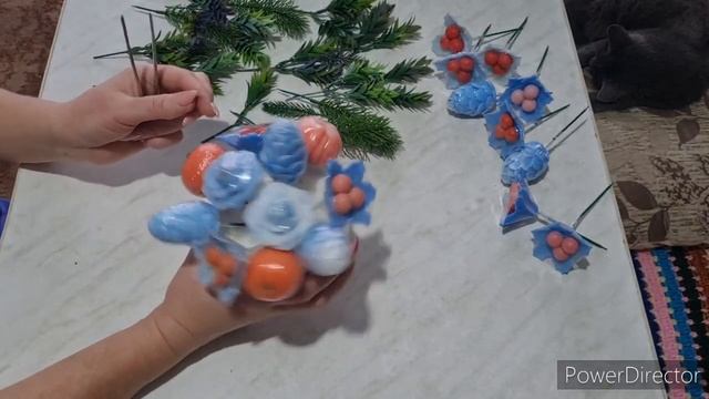 СОБИРАЮ ЗИМНИЙ БУКЕТ ИЗ МЫЛА смотреть онлайн