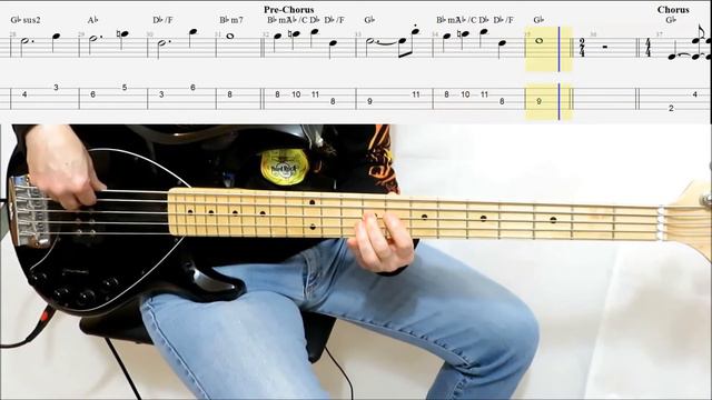JP Saxe ft. Julia Michaels - If the World Was Ending (BASS TABS IN VIDEO) смотреть онлайн