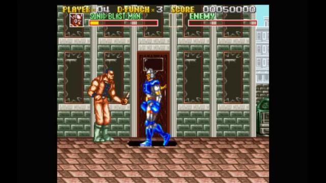 Super Nintendo (Snes) 16-bit Sonic Blast Man 1 part Stage 1