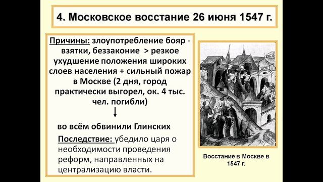 Начало правления Ивана Грозного Реформы избранной Рады смотреть онлайн