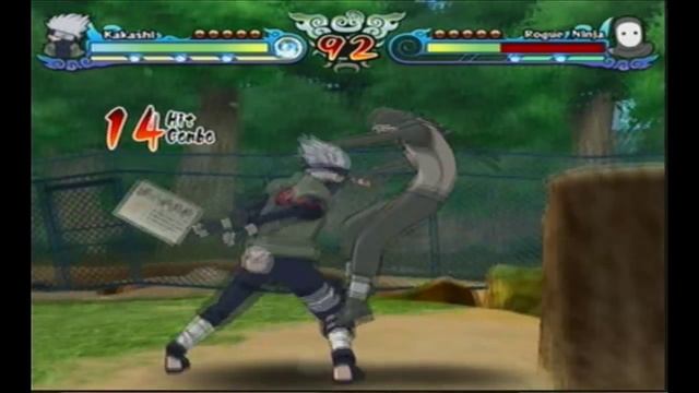 Kakashi Combo Challenge - Naruto Shippuuden: Clash of Ninja Revolution 3 dc28