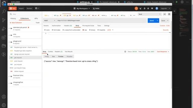 Django api: How to create CRUD API using PURE django ?(without REST framework) смотреть онлайн