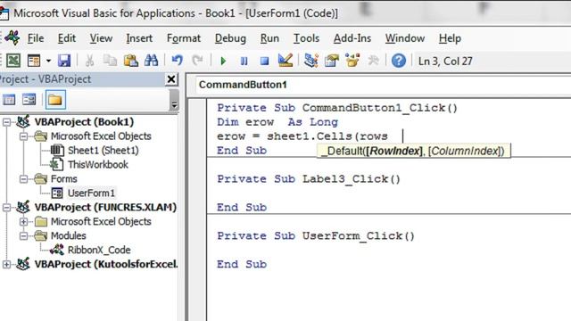 how to create an excel data entry form with userform смотреть онлайн