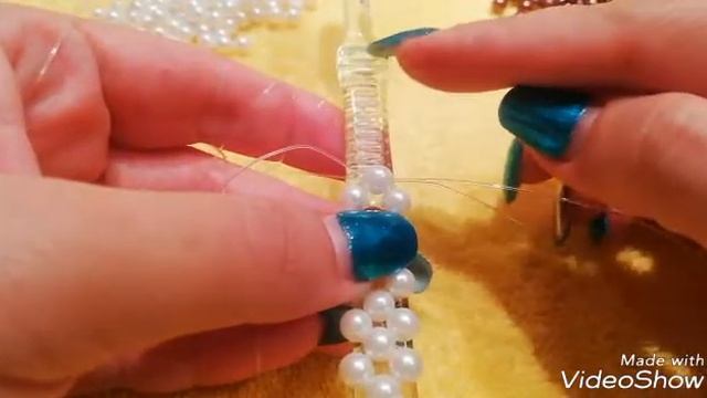 Стакан для зубных щеток из бусин Часть # 1. смотреть онлайн