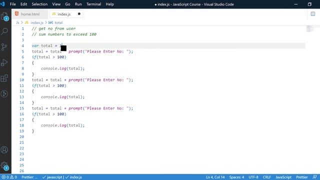 014 Javascript Loop Statments while & do while смотреть онлайн