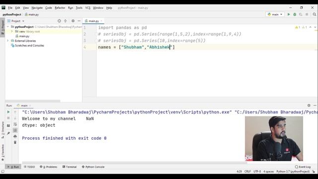 4.Creating Series() using Pandas , Range(), Looping indexes, Strings, iloc , loc, Numpy in Python смотреть онлайн