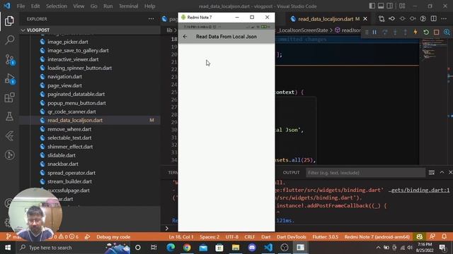 How to read local json data in Flutter(Part-118) смотреть онлайн