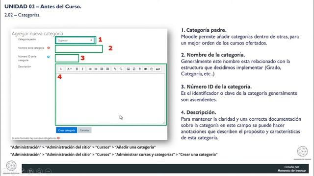 Curso Moodle 3.9 - Categorías de Cursos. смотреть онлайн