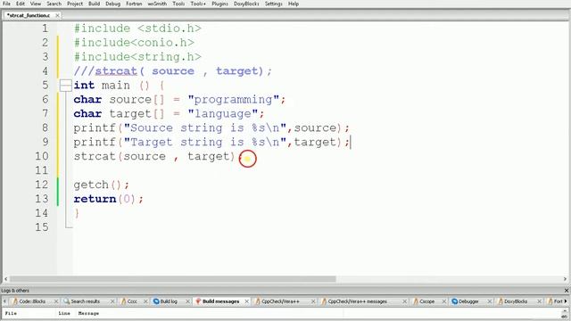 STRCAT() and STRNCAT() Functions in C Programming| String Concatenation in C Programming смотреть онлайн