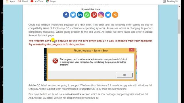 Problem Solved: Could not initialize Photoshop because of a disk error | 2022 смотреть онлайн