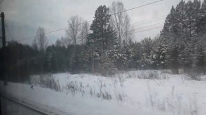От Красноуфимска до Дружинино из окна поезда (2023)