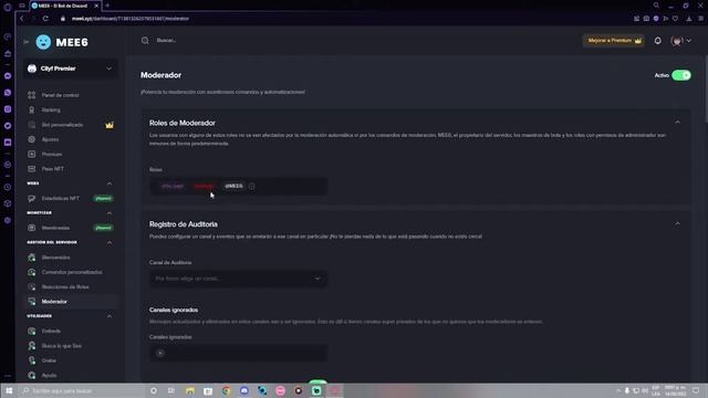 Como instalar y configurar Mee6 en discord смотреть онлайн