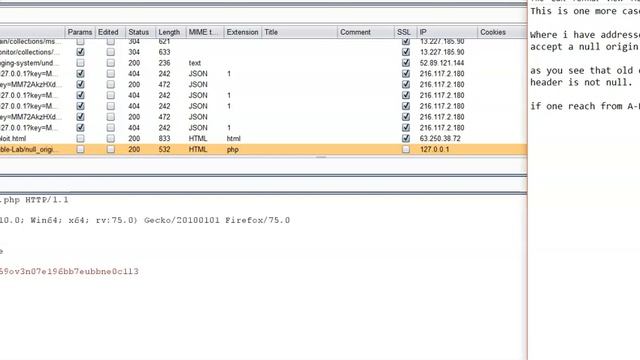 Null Origin cors exploitation demo смотреть онлайн