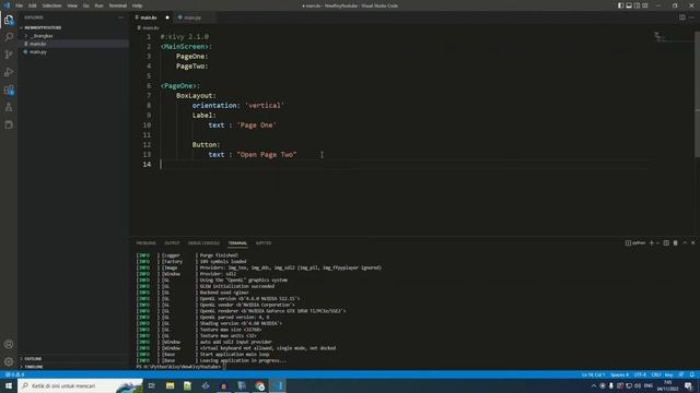 Python Kivy #14 | Multi Halaman Dengan Screen Manager | Belajar Python Gui Tutorial Bahasa Indonesi смотреть онлайн