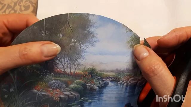 Объёмный декупаж на тарелке. 4 урок смотреть онлайн