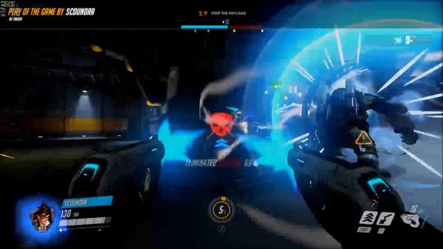 Overwatch - Tracer Quadra Kill (Play of The Game) смотреть онлайн